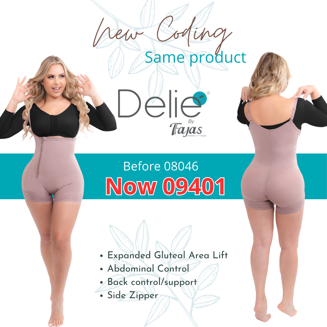 EXTRA SHORT GIRDLE WITH BUTT ENHANCEMENT ZIPPER ON THE SIDE POST SURGICAL AND DAILY USE 009046