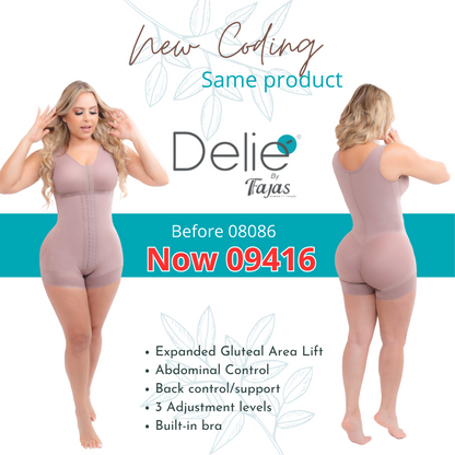 Girdle with bra,sleeveless ,3 level hooks and perineal enhancement post surgical girdle and daily use 009086