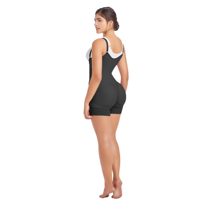 EXTRA SHORT GIRDLE WITH BUTT ENHANCEMENT ZIPPER ON THE SIDE POST SURGICAL AND DAILY USE 009046