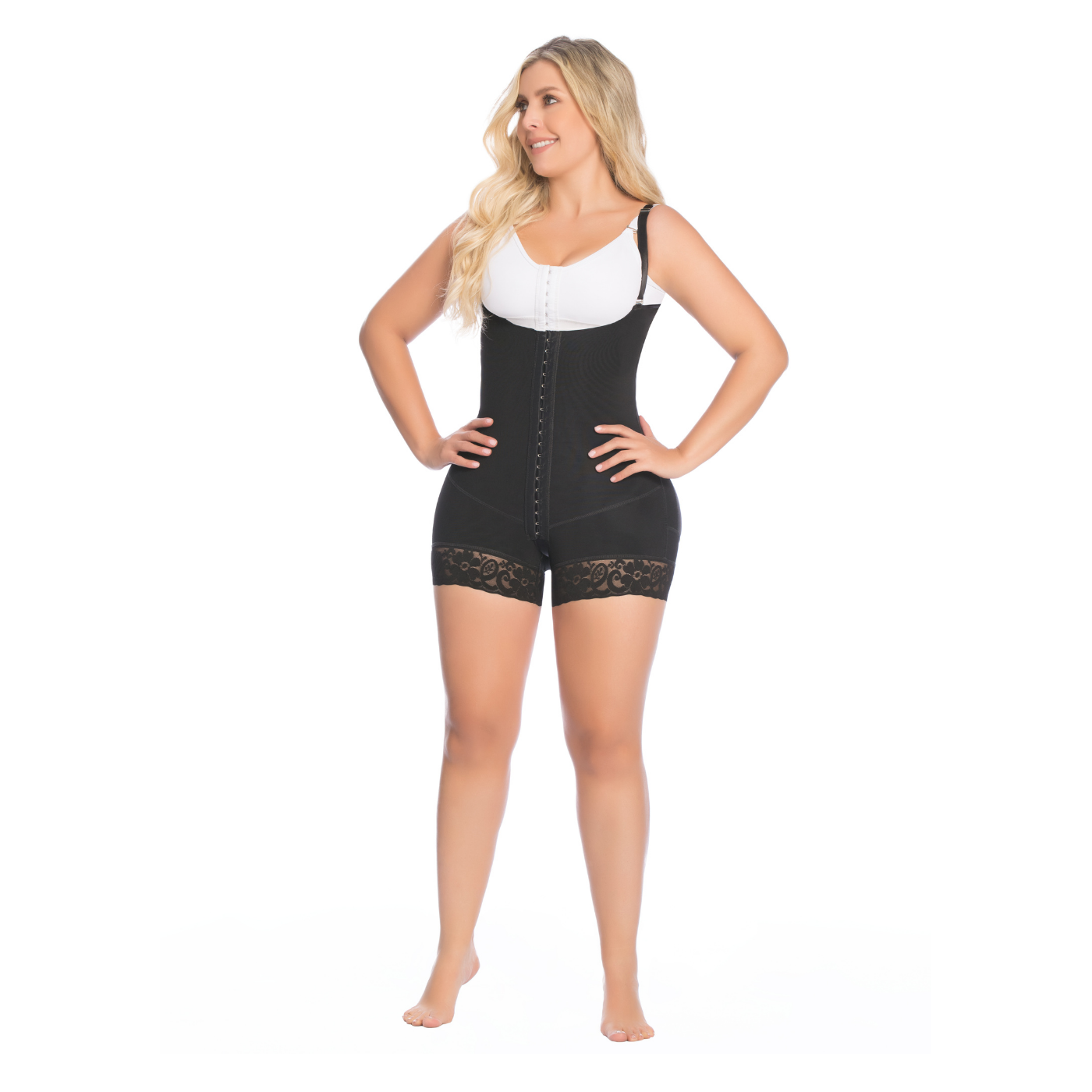 EXTRA SHORT GIRDLE WITH BUTT ENHANCEMENT BACK COVERAGE POST SURGICAL AND DAILY USE 009066