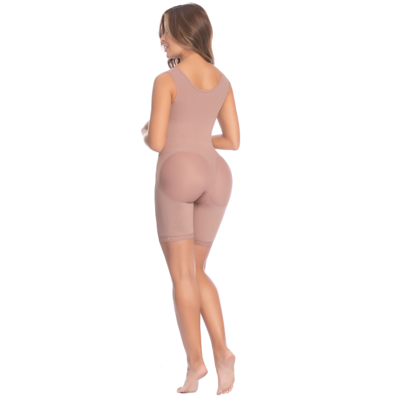 post surgical and daily use Girdle with Bra, Sleeveless and Side Zipper 009216