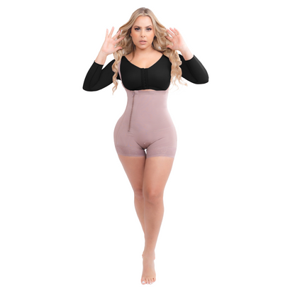 EXTRA SHORT GIRDLE WITH BUTT ENHANCEMENT ZIPPER ON THE SIDE POST SURGICAL AND DAILY USE 009046