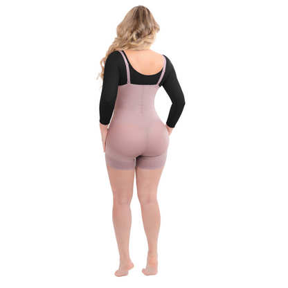 Strapess girdle with 3 levels of clasps enhancement   buttocks 009106