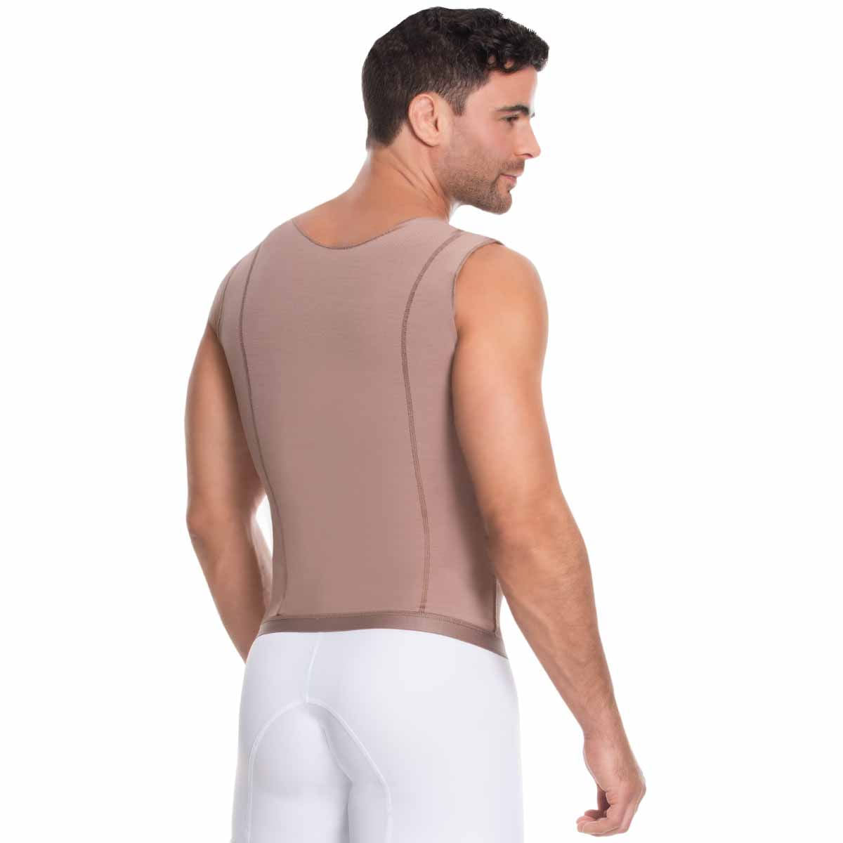 Men’s posture corrector vest - Style with 3 levels of front snaps 009017