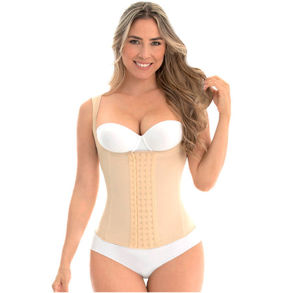 WAIST TRAINER , FREE BUST, COVERED BACK AND WIDE STRAPS 4055