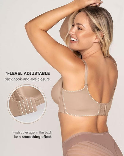 Back Smoothing Bra with Soft Full Coverage Cups – High Profile 011970