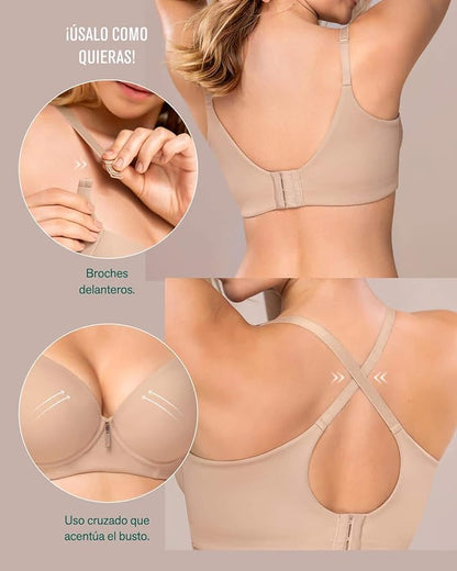 Back Smoothing Bra with Soft Full Coverage Cups – High Profile 011970