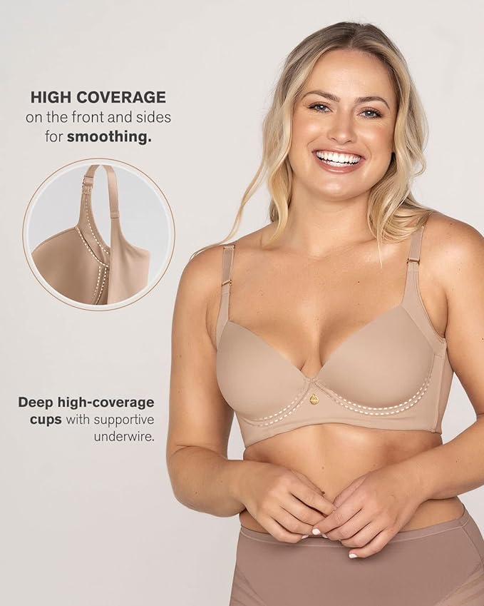 Back Smoothing Bra with Soft Full Coverage Cups – High Profile 011970