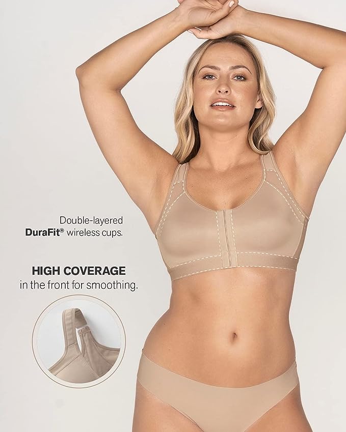 Multi/Benefit lightly lined wireless posture corrector bra- 011936