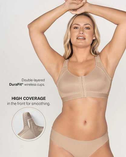 Multi/Benefit lightly lined wireless posture corrector bra- 011936