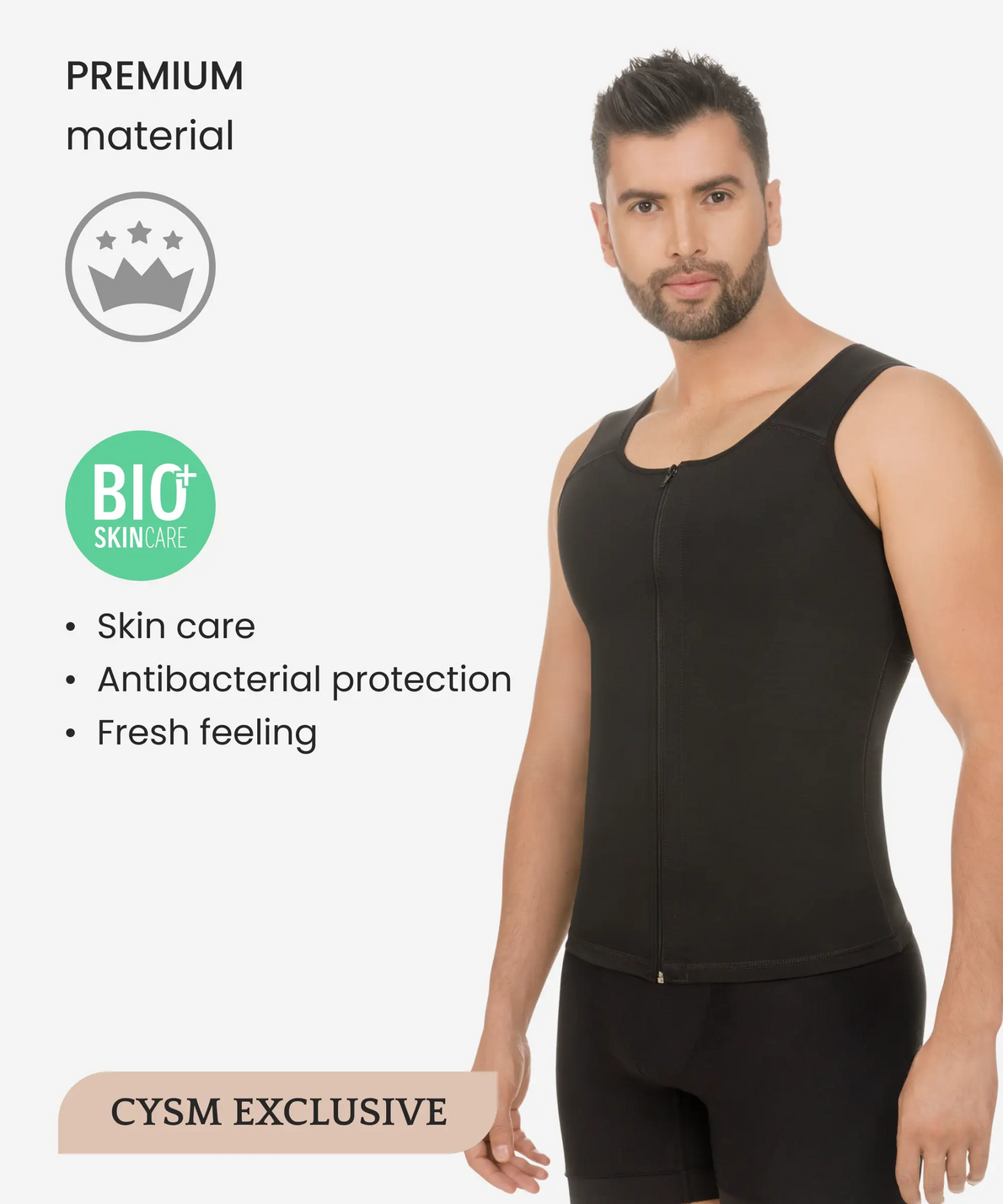 MEN’S POSTURE CORRECTOR THERMAL VEST 07005