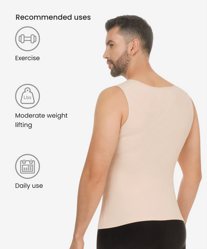 MEN’S POSTURE CORRECTOR THERMAL VEST 07005