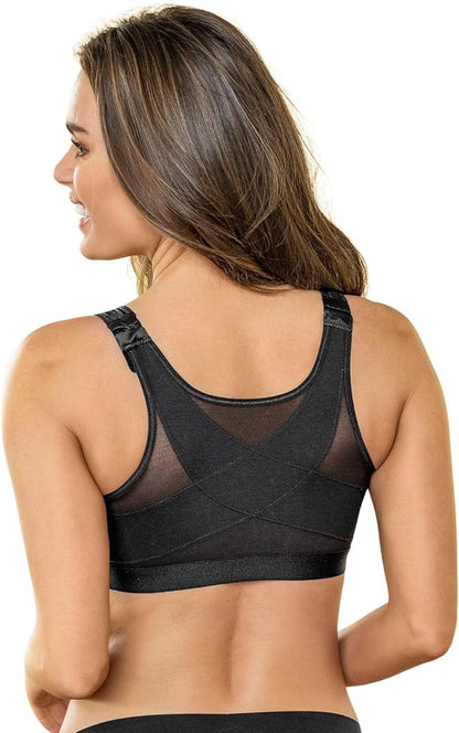 Multi/Benefit lightly lined wireless posture corrector bra- 011936