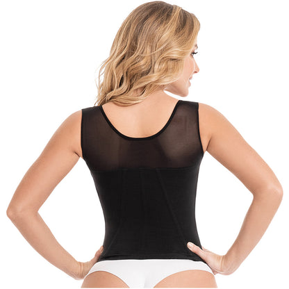 WAIST TRAINER , FREE BUST, COVERED BACK AND WIDE STRAPS 4055