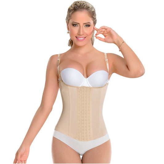 WAIST TRAINER , FREE BUST, COVERED BACK AND STRAPS 4053