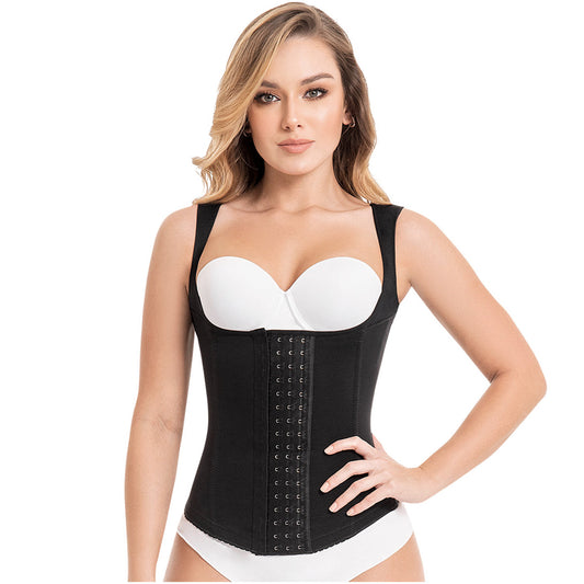 WAIST TRAINER , FREE BUST, COVERED BACK AND WIDE STRAPS 4055