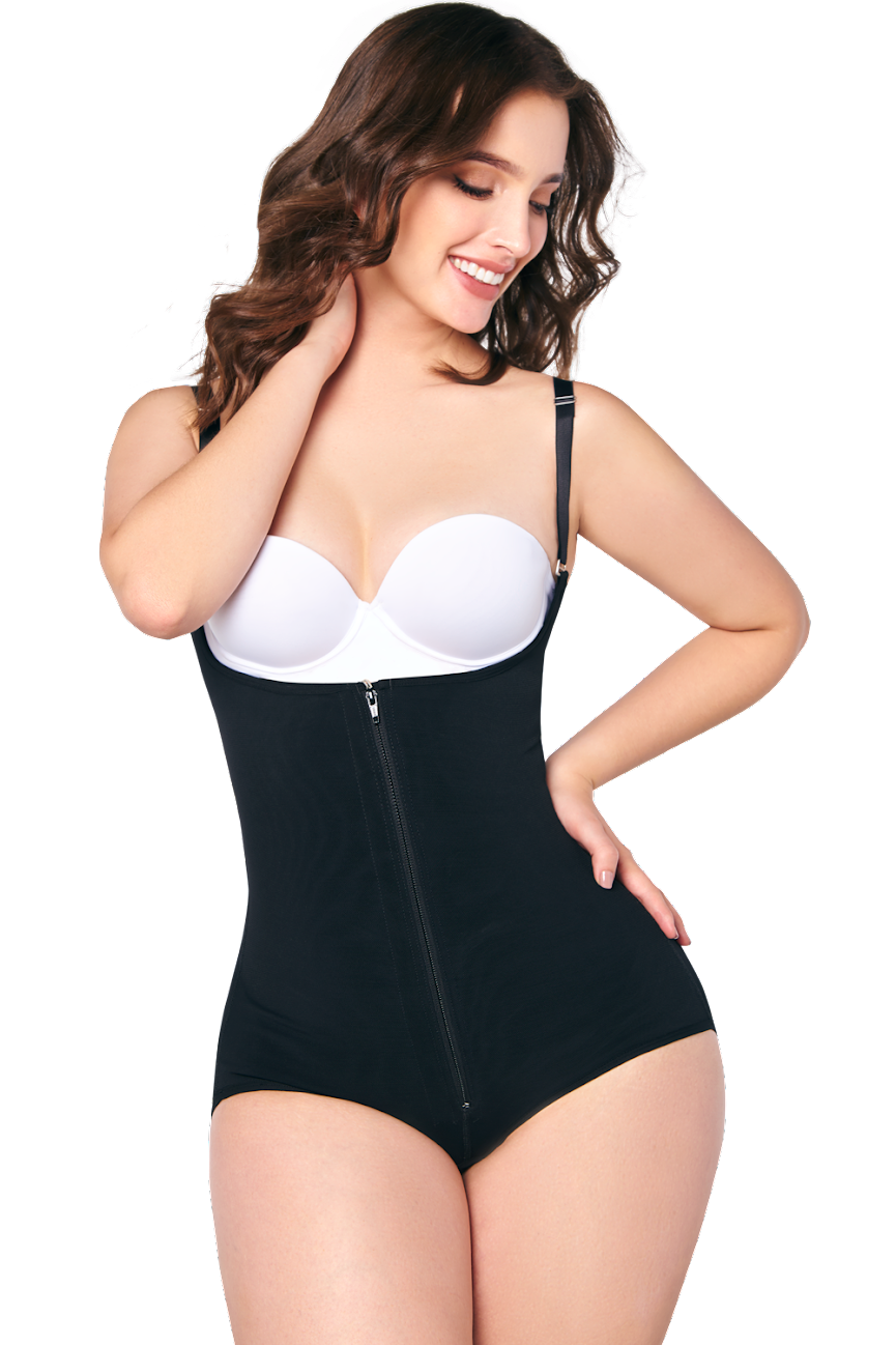 PANTY BODY SHAPER WITH COVERED BACK AND ZIPPER 1015