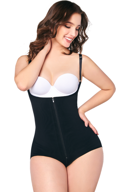 PANTY BODY SHAPER WITH COVERED BACK AND ZIPPER 1015