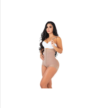 PANTY BODY SHAPER SIN TIRANTES CON CREMALLERA 1035