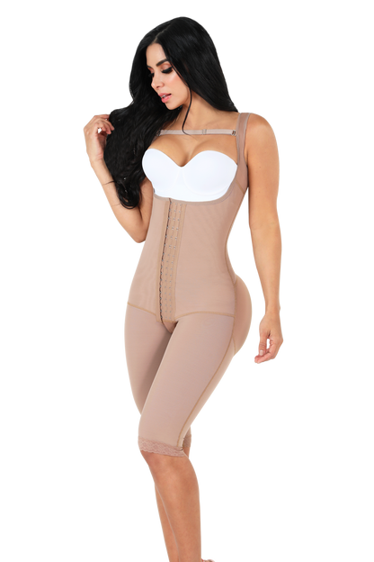 LONG BODYSHAPER WITH WIDE STRAPS 3020