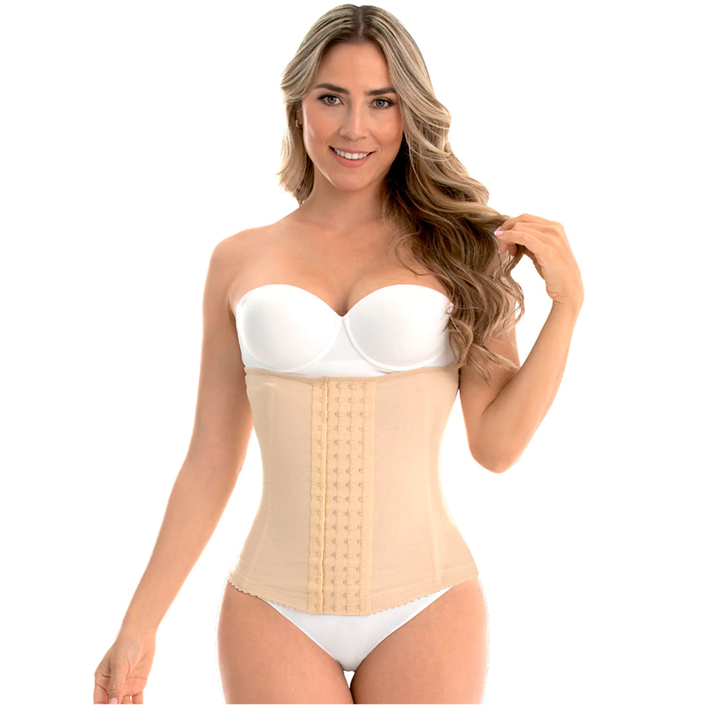 WAIST CINCHER VEST FOR WOMEN | STRAPLESS SHAPEWEAR | POWERNET 4057