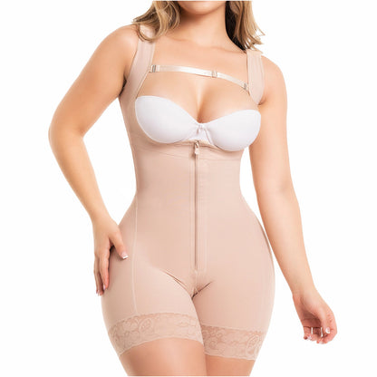 High Back Thick Straps Body Shaper compression Butt Lifter Shorts - High compression Line 0217