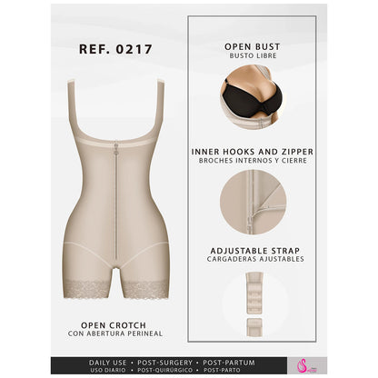 High Back Thick Straps Body Shaper compression Butt Lifter Shorts - High compression Line 0217