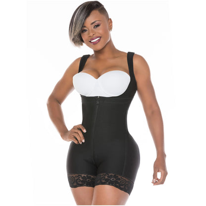 High Back Thick Straps Body Shaper compression Butt Lifter Shorts - High compression Line 0217