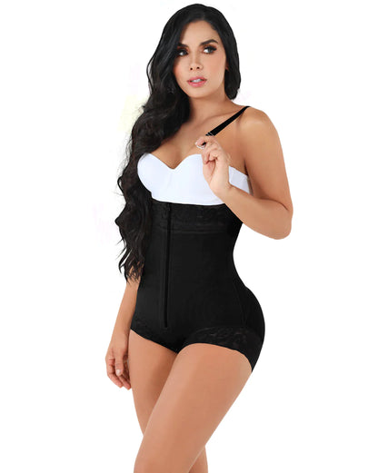 PANTY BODY SHAPER SIN TIRANTES CON CREMALLERA 1035