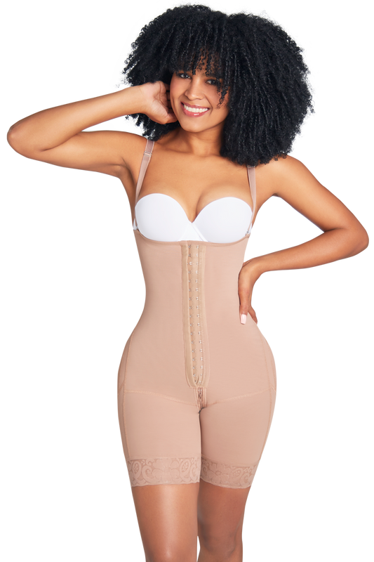 SHORTS BODY SHAPERS WITH COVERED BACK AND PERINEAL ZIPPER 2011