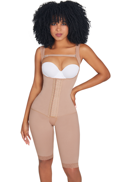 LONG BODYSHAPER WITH WIDE STRAPS 3020