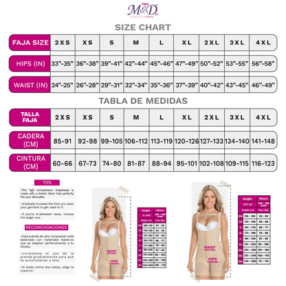 Post-Surgical Full Body stage 1 Shaper for Women 0879